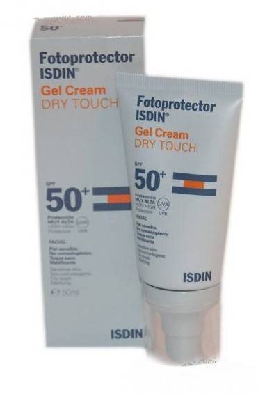 otoprotector Facial Gel Crema Dry Touch Isdin SPF